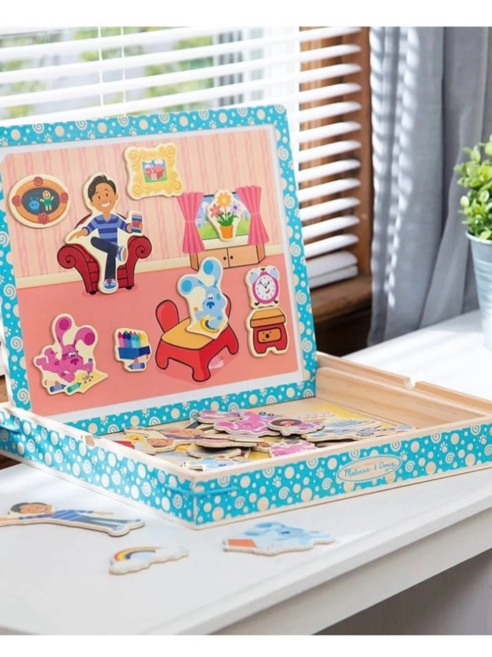 Melissa & Doug Blue's Clues & You! Wooden Magnetic Picture Game - NWT